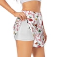 thumbnail image 2 of Disketp Cute Animal Print Women's Shorts Workout Shorts for Athletic Gym Running Shorts with Phone Pockets XX-Large, 2 of 8