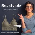 thumbnail image 3 of Worallymy Mujeres Sexy Backless Strap Bra sin alambre Bralette con correas de hombro Sports Daily Lingerie Worallymy JD735815700, 3 of 7