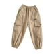 thumbnail image 1 of Odeerbi 2-12 Años Niños Cargo Pantalones Athletic Deportes Jogger Pantalones Cómodo Casual Trabajo Pantalones Con Bolsillos, 1 of 4