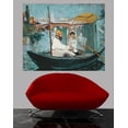 thumbnail image 2 of Manet "Manet in His Floating Studio" (1874) Glossy Poster, 2 of 2
