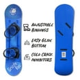 thumbnail image 4 of Grizzly Recreation Beginner Kids Snowboard 95cm, Blue, 4 of 4