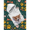 thumbnail image 3 of Cute Corgi Peeking Through Hoodie Men -Image by Shutterstock, Male 5X-Large, 3 of 4