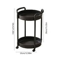 thumbnail image 3 of InsCrazy Small Nightstand Side Table Storage Shelf Coffee Table Bedside Table for Office, Living Room, Kitchen, Bathroom, Dorm, 3 of 6