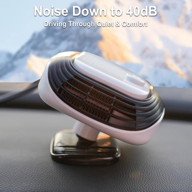car defroster cigarette lighter 12V Auto Heater Cool Fan Winter Defog Demister 2 in 1 Fan Fast