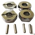 thumbnail image 1 of Baohd Aluminum Alloy 1/8 Wheel Hex Mount For WR8 On-Road Vehicles 4pcs RC Car Accessories Replacement Parts RC Upgrade Part Titanium, 1 of 1