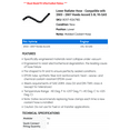thumbnail image 2 of Lower Radiator Hose - Compatible with 2003 - 2007 Honda Accord 3.0L V6 GAS 2004 2005 2006, 2 of 2