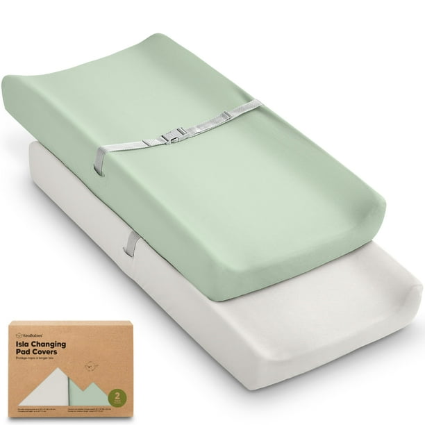 Funda para Cambiador KeaBabies 81x41cm Bambú Paquete de 2