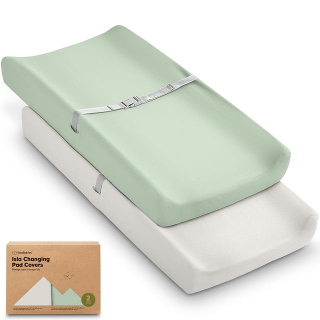 Funda para Cambiador KeaBabies 81x41cm Bambú Paquete de 2