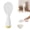 White, variant on Goowood Nonstick Rice Paddle Standing Tumbler Rice Spoon Rice Scooper Plastic Heat Resistant Rice Spatula for Rice Cooker Kitchen Tool
