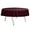 Burgundy, variant on Ultimate Textile (2 Pack) Poly-cotton Twill 60-Inch Round Tablecloth - for Restaurant and Catering, Hotel or Home Dining use, Black