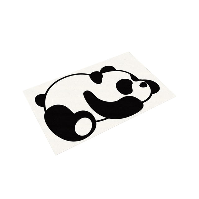 Alfombras de baño, alfombras para sala de estar, alfombra de área, tapete de baño, alfombra de diatomeas Pandas, absorbe el agua rápidamente, resistente a la suciedad, linda alfombra, duradera, segura