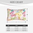thumbnail image 3 of Plush Throw Pillow Covers, Retro colorful butterfly Pillow Cases with Invisible Zipper, Breathable Microfiber Pillow Cases Standard Size for Sleeping Bedroom Sofa Living Room 20x30, 3 of 5