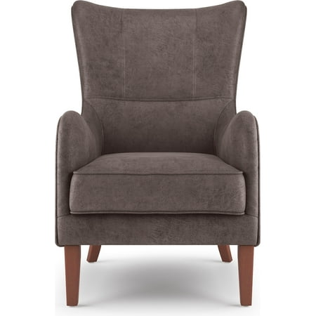 Finch - Morgan Traditional Foam Wing Chair - Espresso Brown