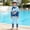 Light Blue3, variant on Toddler Swimsuit for Boy Upf 50 1 Piece Quick Drying Rash Guard Swimsuits with Sun Hat Colorful Breathable Surfing Suit Summer Swimming Clothing Yellow1 Size 9-10 Years