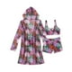 thumbnail image 5 of Trajes de baño para mujer, Trajes de baño para mujer, Traje de baño de tres piezas con tirantes de bikini estampados para mujer, Traje de baño de nailon para mujer, 5 of 9