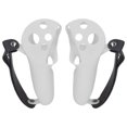 thumbnail image 2 of VR Controller Grip Cover, Adjustable Silicone Soft Controller Grip Cover Knuckle Straps Accurate Hole  For Game Black,Red,Light Grey,Blue, 2 of 8