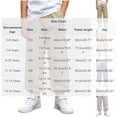 thumbnail image 3 of LvhaoGJOB Kids' Jogger Pants - Soft, Elastic Waist & Pockets - Pink 14-15 Years, 3 of 5