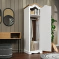 thumbnail image 4 of Hall Armoire Corona Snow | Furniture Dash, 4 of 7