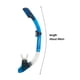 thumbnail image 4 of Buceo Snorkel Full Dry Tubo de respiración subacuático Equipo de snorkel (Azul), 4 of 6