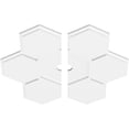 thumbnail image 2 of 26"OD x 2"ID x 9"C x 1"P Daisy Architectural Grade PVC Contemporary Ceiling Medallion, Two Piece, 2 of 11