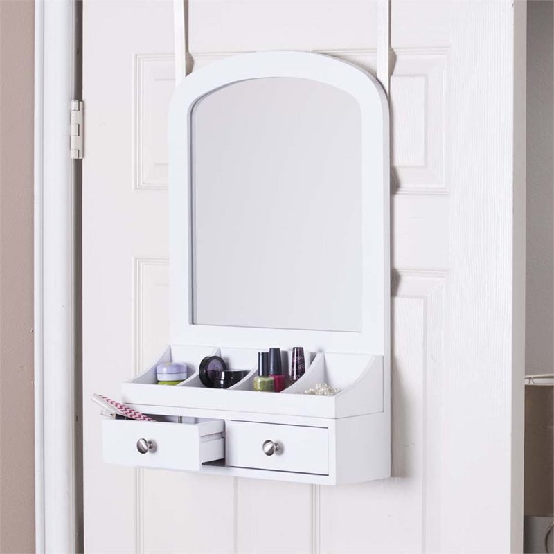 Southern Enterprises Myla OvertheDoor Jewelry Mirror Organizer