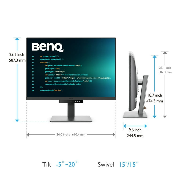 ディスプレイ・モニター本体 BENQ RD280U BenQ BENQ RD280U-JP メタリックグレー プログラミング RD