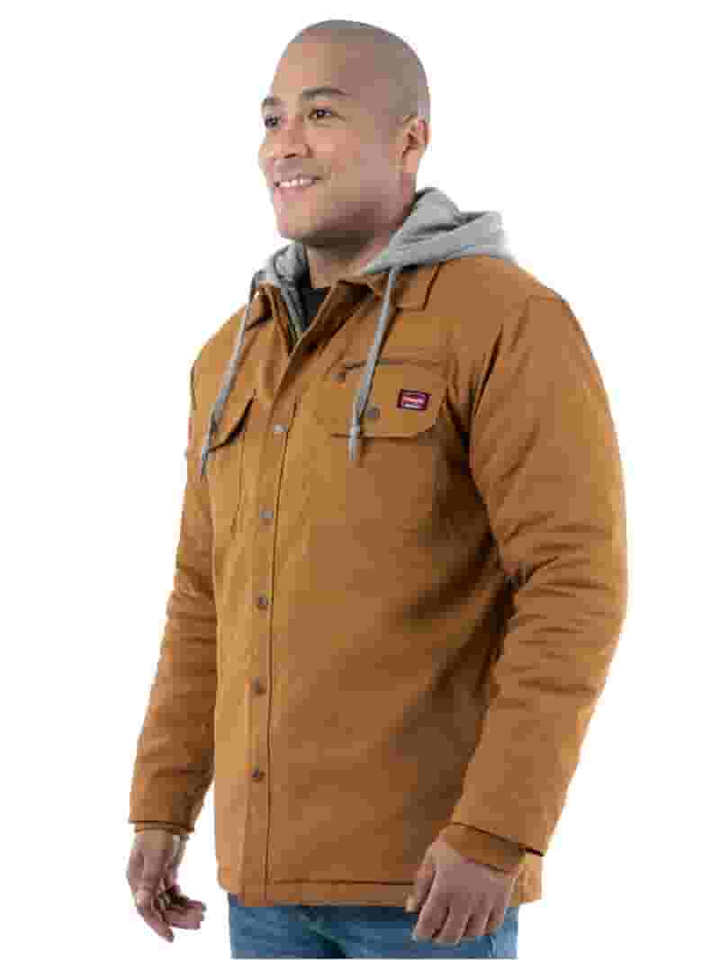 Wrangler Workwear Men's Quilted Lined Long Sleeve Shirt Wrangler Workwear Men's Quilted Lined Long Sleeve Shirt