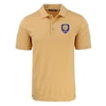 thumbnail image 2 of Men's-Cutter & Buck  Gold Orlando City SC Prospect Eco Textured Stretch Recycled Polo, 2 of 3
