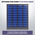 thumbnail image 5 of 40-Drawer Parts Cabinet for Lab, Warehouse & Home, Bolt and Nut Tool Storage Cabinet, Hardware Storage Cabinet with ABS Material Drawer, Part Cabinet Organization, Plastic Drawers (Gray), 5 of 8