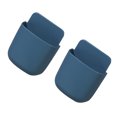 thumbnail image 3 of tredstone 2 Pcs Boîte de Rangement pour Télécommande de Climatisation Murale Petite Taille Organisation Conteneur Couleur Unie Support de Téléphone Bleu, 3 of 7