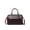 coffee, variant on Genuine Leather Women's Smooth Boston Crossbody Bag, Barrel Satchel Purse, Top Handle