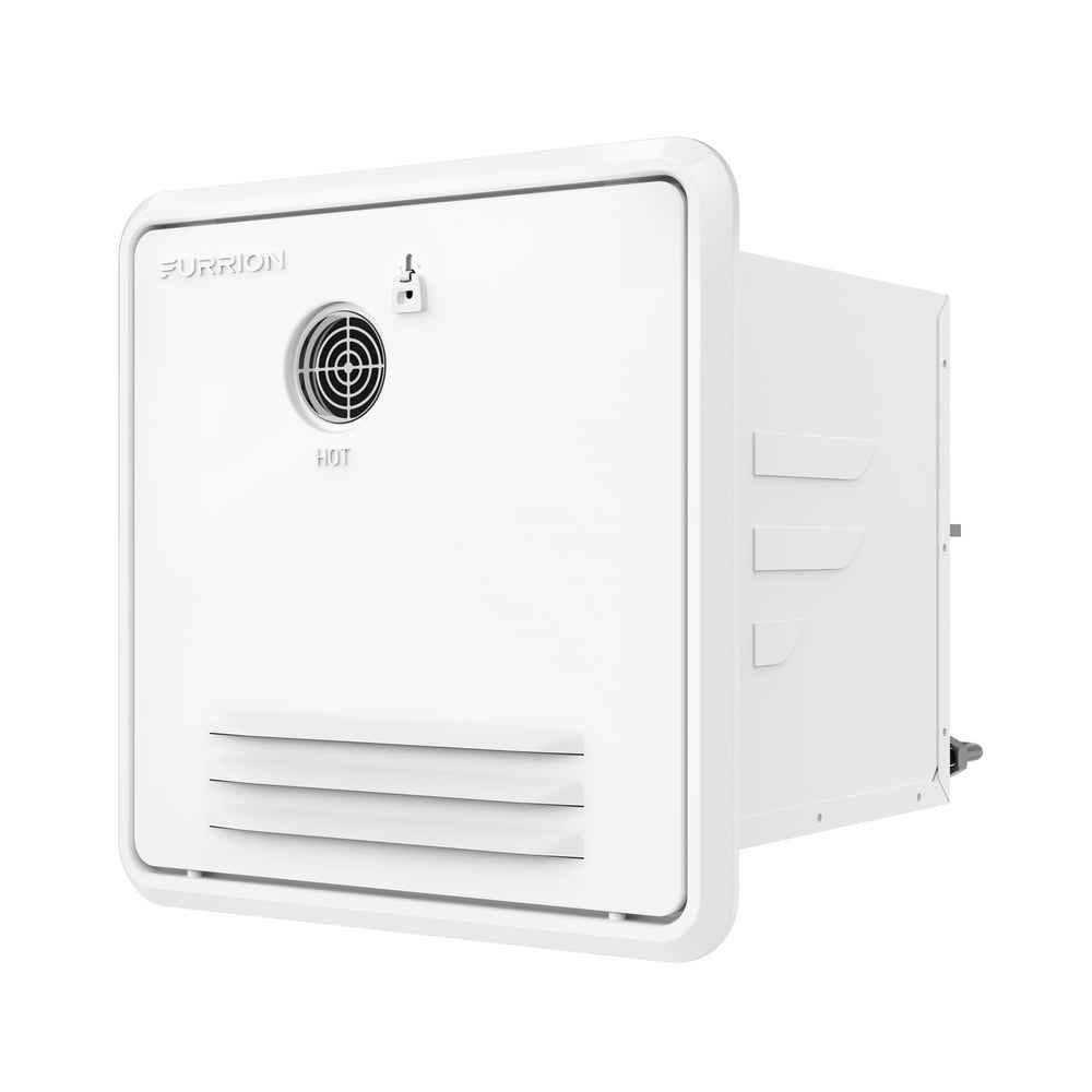 Furrion FWH09A1A 2.4GPM Tankless RV Gas Water Heater with White 16.14