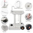 thumbnail image 6 of Yescom Portable Camping Sink w/ Rolling Wheels - 30L Water Capacity Hand Wash Basin Stand w/ Towel Holder & Soap Dispenser for Outdoor Events, Camping, Worksite & Gatherings, 6 of 12