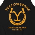 thumbnail image 3 of Yellowstone - Horseshoe Lockup - Men's Jersey Tank Top, 3 of 6