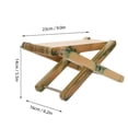 thumbnail image 2 of Phenofice 1Set Guitar Foot Stool Portable Green Footrest for Musical Instruments, 2 of 8