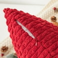 thumbnail image 3 of Holzlrgus Velvet Soft Soild Decorative Pillow Covers for Livingroom/Couch, 2 Packs, 24"x24"(60x60cm), Burgundy, 3 of 7