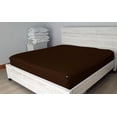 thumbnail image 3 of DNG Creations Zipper Fitted Sheet ( Includes - 1 Elastic Fitted Sheet & 2 Base Sheet has Zipper ) 100% Egyptian Cotton 8 Inch Deep Pocket (Solid Chocolate - Twin XL ), 3 of 9