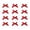 Red, variant on 16PC Premium 4cm Ribbon Bow Hair Clips for Women and Girls Elegant Small Bow Barrettes Silk Ribbon Hair Accessories Non Slip Alligator Clips Set