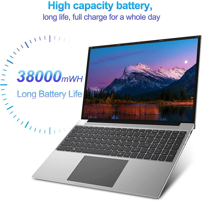 Jumper 16in Windows 11 Laptop 16GB RAM 512GB SSD Computer 4-Core Intel  Celeron 1920*1200 IPS Screen 