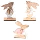 thumbnail image 5 of Decoración De Pascua Conejito De Madera ANGGREK Adornos Artesanales De Madera Para Decoración Del Hogar Y La Oficina, 5 of 5