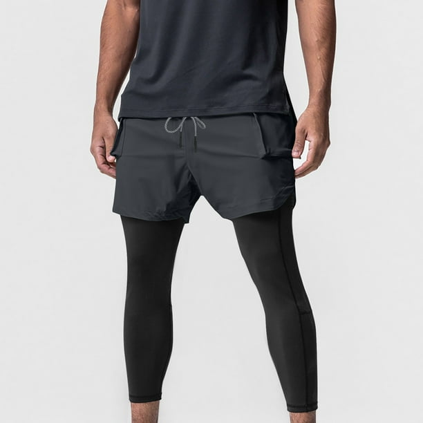 Pantalones largos para hombre, con bolsillos a juego, cremallera y cordón, pantalones casuales de algodón y seda fresca para hombre