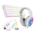 thumbnail image 2 of KIT DE TECLADO MOUSE Y DIADEMA REDRAGON S129W K630 + M607 + H350 BLANCO Redragon S129W, 2 of 2