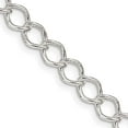 thumbnail image 6 of 925 Sterling Silver 5.75mm Fancy Curb Chain 20 Inch, 6 of 7