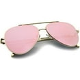 thumbnail image 7 of Oversized Aviator Pink Gold Lens Women Sunglasses, 7 of 7