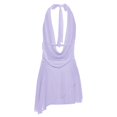 thumbnail image 5 of Bibifish Womens Skirt Sets Summer Stylish Going Out Sleeveless Halter Drape Chiffon Tank Tops And Bodycon Mini Skirt Casual Skirt Sets, 5 of 5