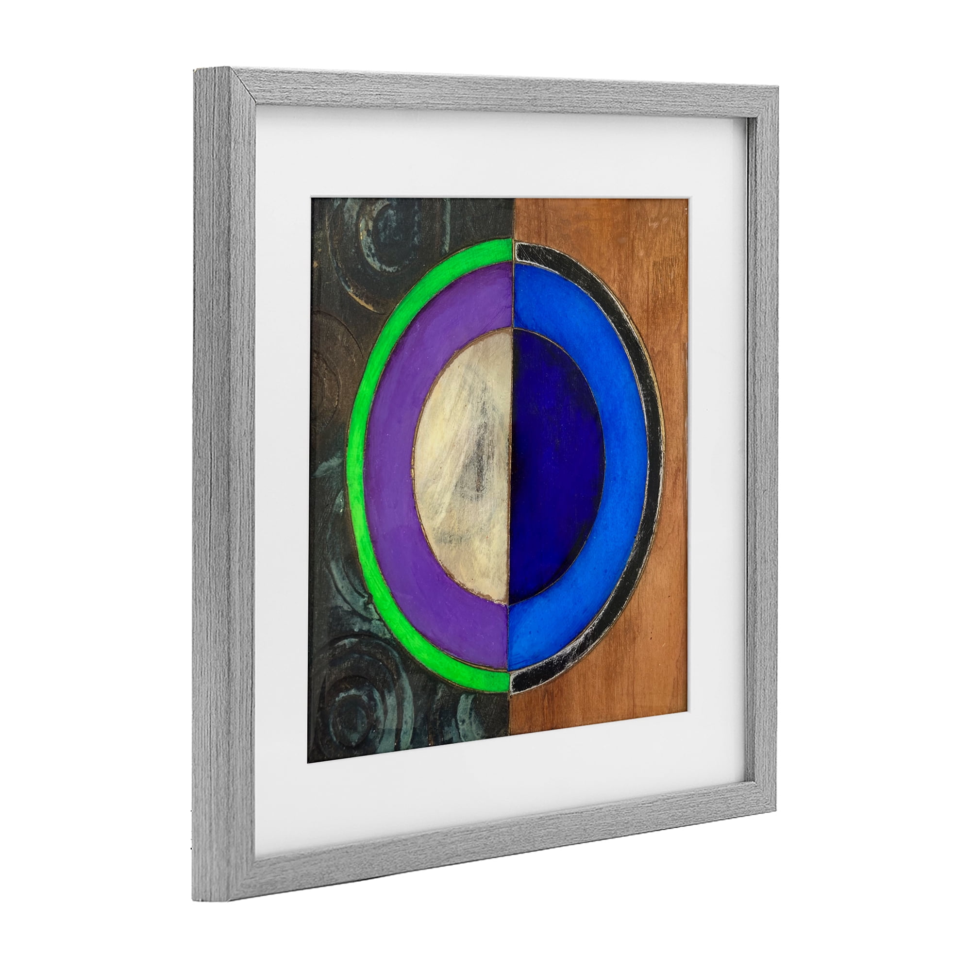Stupell Industries Rustic Circular Balance Gray Framed Print Under Glass, design by Matthew Finger