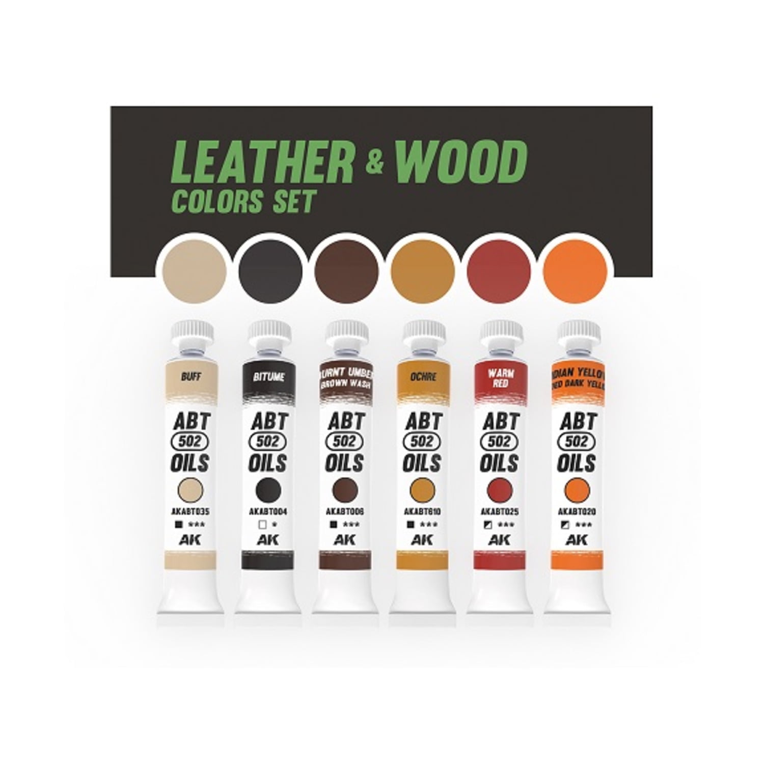 AK-Interactive Leather & Wood Colors Set New