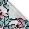 thumbnail image 4 of Ambesonne Teal Valance Pack of 2, Blue and Pink Animal, 42"X18", Blue Pink Black, 4 of 5