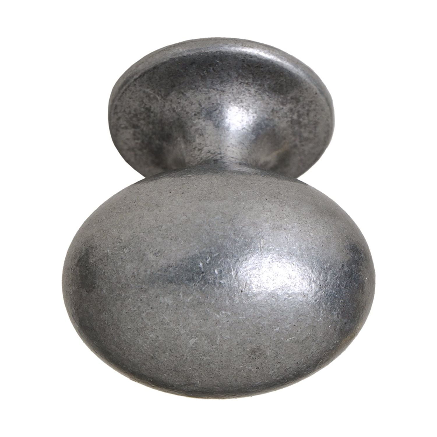 Utopia Alley 10pcs Danbury Oval Cabinet Ring Pull Knob - Decorative Cabinet Drop Pull Knobs for Cabinets and Drawers - Vintage Cabinet Hardware with Hand Finished Antique Iron - Pull Knobs 1.3"