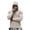 Light Gray_001, variant on Domuza Mens Sun Protection Fishing Shirts Upf 50  Long Sleeve Hoodie T Shirts Summer with Face Mask Uv Rash Guard Hiking Tops Beige XXL
